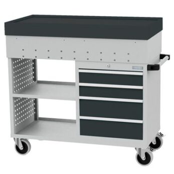 Werkstattwagen Tiefe 500 mm, R 18-16, 4 Schubladen